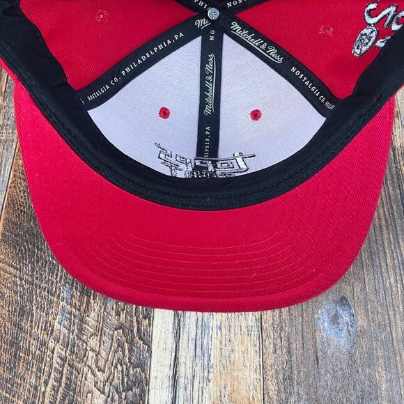 Mitchell & Ness Men's OS Red Topps Spot 2024 PHX AZ Acrylic Wool Snapback Hat - Picture 12 of 12